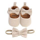 Bonitos zapatos de ballet con nudo para bebés. Adecuado para vestidos de princesa, vestidos de novia o de la vida cotidiana