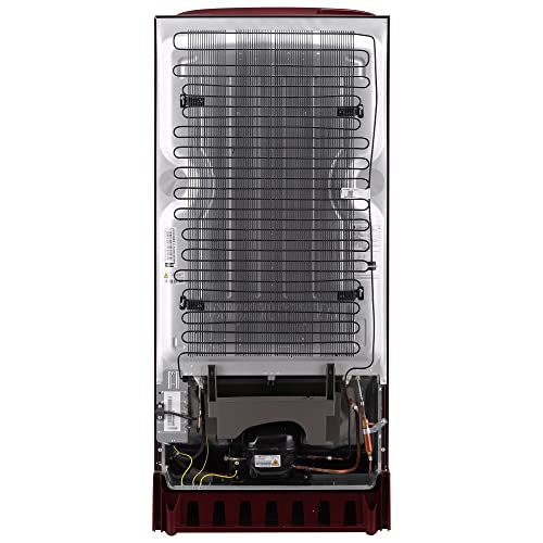 Image of LG 215 L 3 Star Direct-Cool Single Door Refrigerator Appliance (GL-D221ASED, Scarlet Euphoria, Base stand with drawer & Fast Ice Making, 2022 Model)