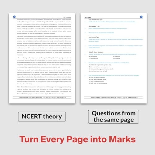 Image of NCERT Question Bank Page-Wise by Motion education - Class 10th Science | Physics, Chemistry & Biology| Perfect for CBSE, State Boards & Olympiads | ... Solutions | Follows CBSE 2026 Pattern