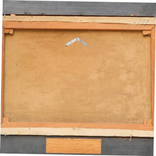 Image of 100pcs Picture Frame Backing Spring Clips Easy Installation Multi Use Wall Hanging Hardware for Photos and Art Display Durable Aluminum Alloy Design Versatile Picture Clips