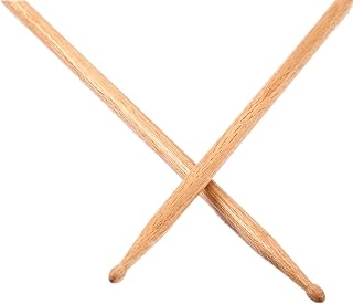 2PCS 5A Drumsticks Tip Drum Rock Stick Oak Wood Musical Instrument Tool 41.1CM/16.18