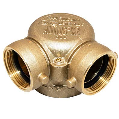 Single Clapper Siamese 90° (NST 4" x 2-1/2" x 2-1/2")