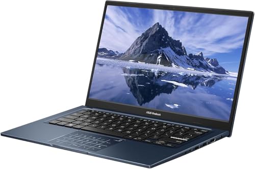 Image of ASUS Vivobook 14 14 inch FHD Laptop, Intel Core i3-1315U Processor, 8GB RAM 256GB PCIe SSD, 128gb 9H Docking Station, Webcam, Bluetooth, Wi-Fi 5, Windows 11 Home, Quiet Blue