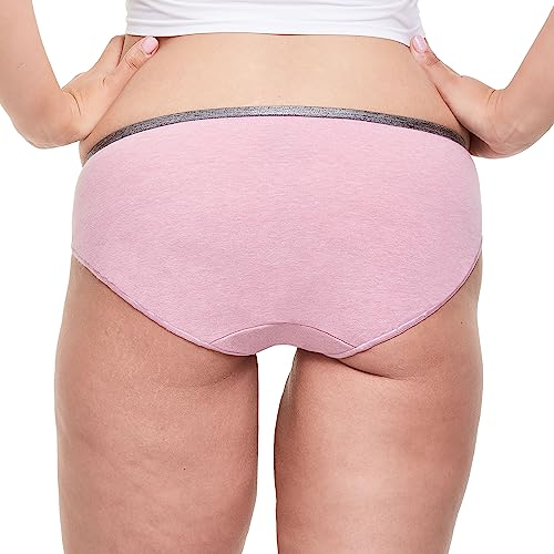 Hanes Women's Stretch Panties, Moisture-Wicking Cotton Underwear, 10-Pack (Colors May Vary), Multicolor, 9 #TOP3