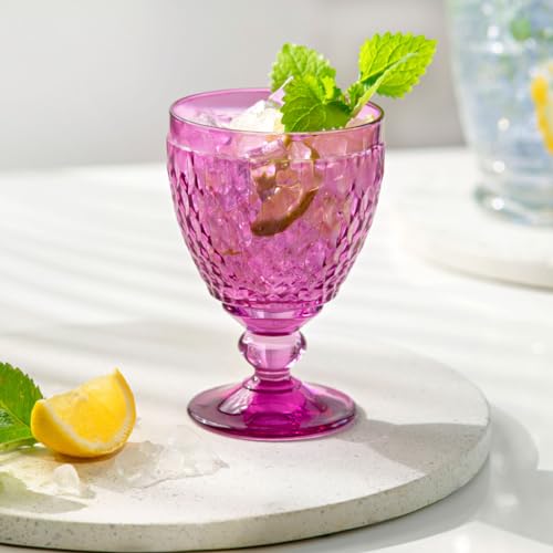 Villeroy & Boch - Boston Berry Water Glass, 250 ml, Crystal Glass for Soft Drinks, Dishwasher-Safe, Pink by Villeroy & Boch - Used condition - Image 2