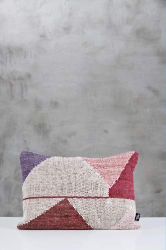 Carla&Marge 40-300066 - Cojín de Lana, algodón, Multicolor, 60 x 40 cm Cover