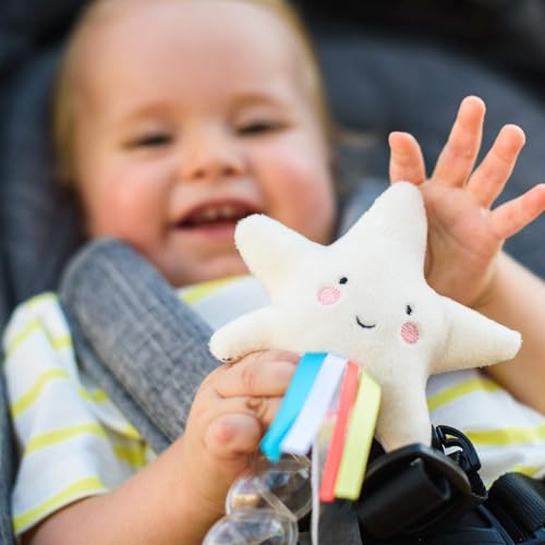 Taf Toys Star Rainstick Baby Rattle Toy Gift. Easy Grip Handle with Ribbons. Sensory Rain Stick Rattle. Suitable for Boys & Girls from Birth – Image 6