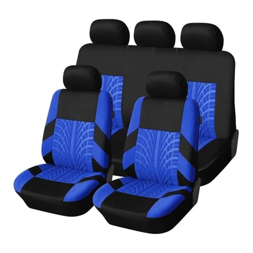 Housse de siège voiture Golf 4 bleue : protection intégrale et poches de rangement