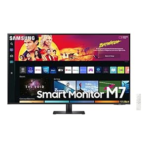 Samsung M7 Smart Monitor S43BM700UU, 43 Zoll, VA-Panel, Bildschirm mit Lautsprechern, 4K UHD-Auflösung…