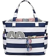 Beach Pool Bags Tote for Women Ladies Large Gym Tote Carry On Bag With Wet Compartment for Weeken...