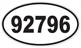 US Decal, Inc. Number 92796 Oval Sticker