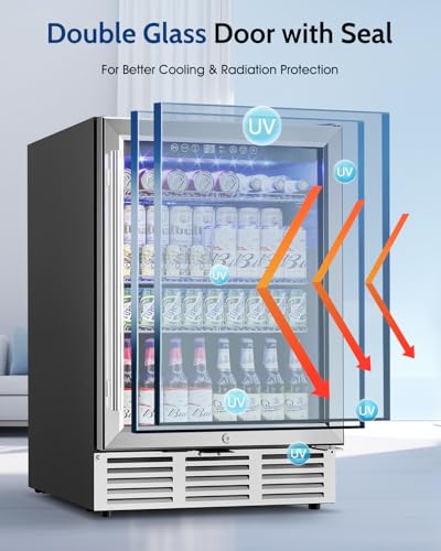Feelfunn Beverage Refrigerator 24-inch thumbnail 5