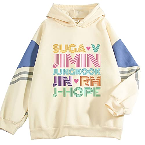 Sweatshirt Kpop Jungkook Suga Jimin V RM Pullover Sweater Jacket Hoodie Sweatshirt Kpop Jungkook Suga Jimin V RM Pullover Sweater Jacket Hoodie
