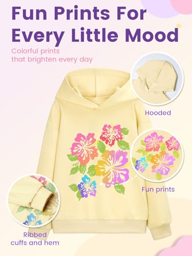 Image of WELAKEN Sweatshirts for Girls Toddler & Kids II Little Girl's Pullover Tops Sweaters & Hoodies