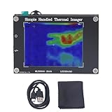 EpheyFIF Macchina fotografica del termocamera, 7 pollici tenuto in mano a 3,2 pollici in 1 macchina fotografica infrarossa di registrazione di immagini termiche