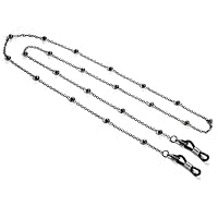 Cordino Per Occhiali Antiscivolo - 5 Pezzi Unisex In Metallo, Regolabile (75 Cm) - Foto 5