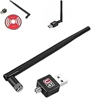 Adaptador Wifi UNIVERSAL para Pc USB 1800Mbps, Receptor Wireless para PC e Notebook, Conexão 2.4GHz – Alta Velocidade, Compatível com Windows, Linux e MAC PREMIUM MCO
