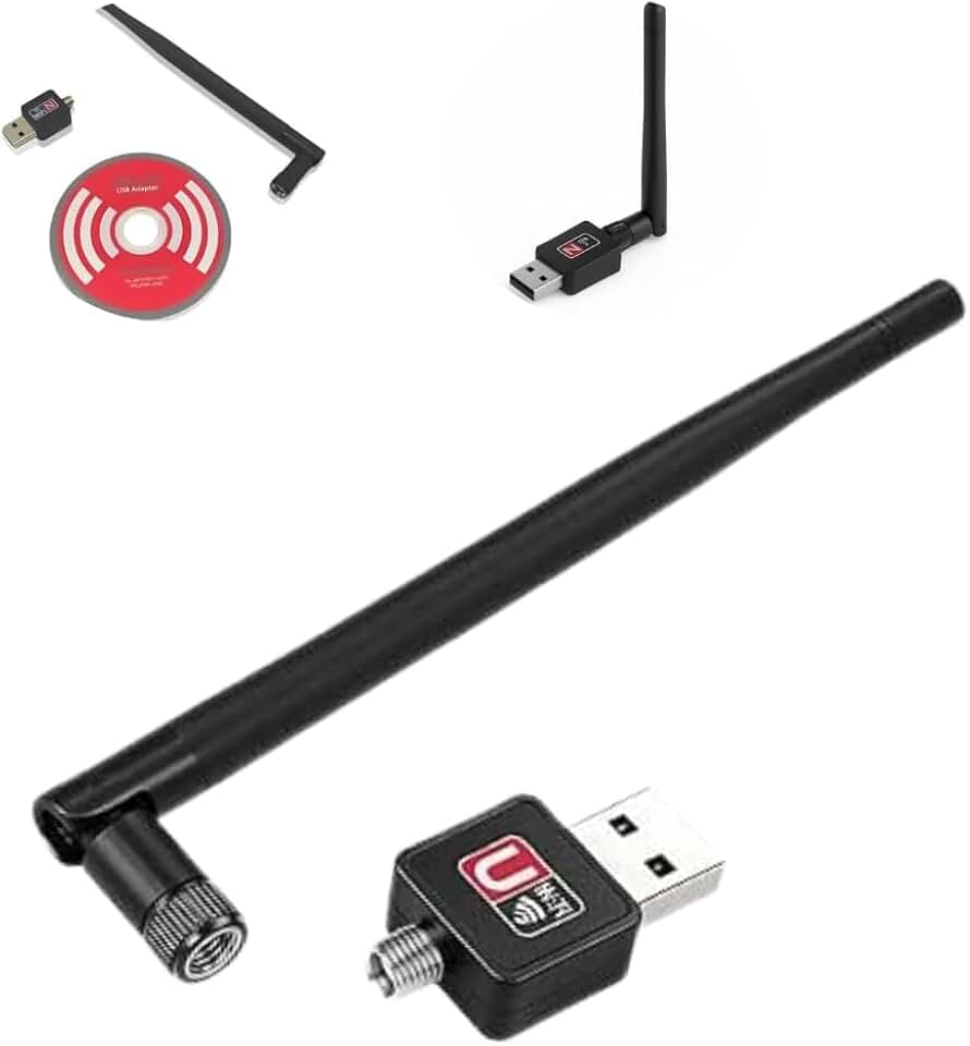 Adaptador Wifi UNIVERSAL para Pc USB 1800Mbps, Receptor Wireless para PC e Notebook, Conexão 2.4GHz – Alta Velocidade, Compatível com Windows, Linux e MAC PREMIUM MCO