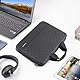 DOMISO laptoptasche 17 zoll,Wasserdicht Laptophülle Schutzhülle mit Griff, Laptop Sleeve Notebook PC Case für 17,3 Zoll Lenovo/HP/Acer/Chromebook/Dell/MSI,Schwarz