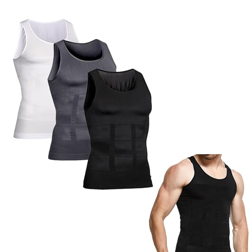 Shaperluv for Men, Shaperluv Tank 2.0 Mens, Mens Compression Tank Top Big and Tall, Selure Wear