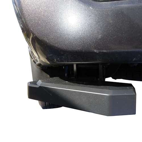 Black Horse Retractable Truck Bed Corner Step Black Compatible with 2016-2023 Toyota Tacoma -TBCTO16