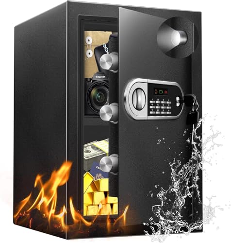 2.5 CuFt Fireproof Home Security Safe, USB-C Emergency Access for Documents by RETLLAS - Used condition - US$99.99