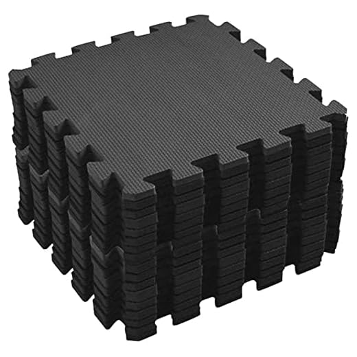 Esterilla Puzzle para Suelos de Gimnasio y Fitness | Set de Protección de Goma Espuma, Alfombrilla Protectora Expandible de 18 Losas + Bordes | Colchonetas para Máquinas de Deporte, Fácil de Limpia