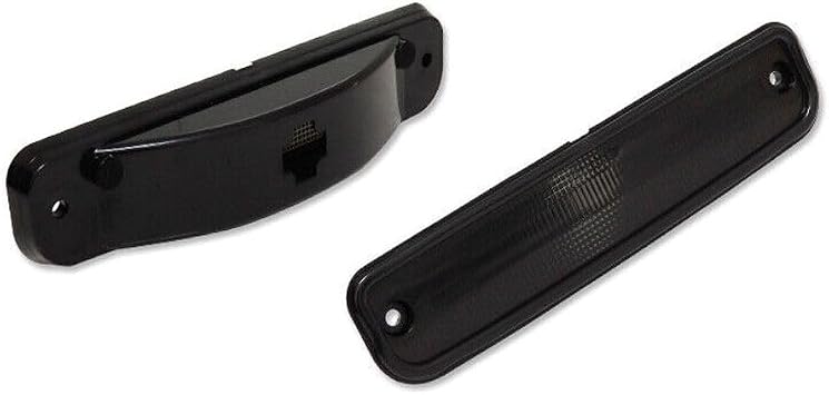Smoked Front Side Marker Lights Black ABS Housing 1973-1980 for C15 & Suburban 211-4401