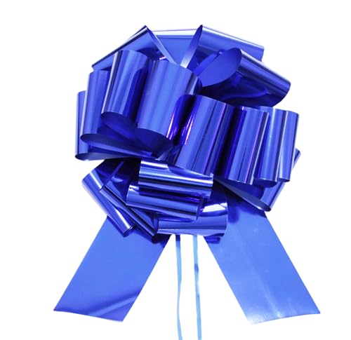 TIAMALL 14 Inch Large Pull Bow Big Gift Bow for Gift Wrapping Party Decoration (Blue)