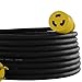 Conntek RUL620PR-050 50-Feet 12/3 20-Amp 250-volt L6-20 Anti-Weather, Oils, Acids and Chemicals Rubber Locking Extension Cord