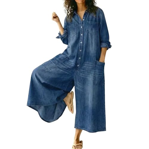 Combinaison femme jambes larges pour masquer les rondeurs confort