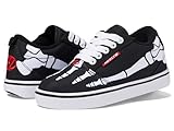 HEELYS Unisex Kid Pro 20 Prints Skate Shoe (Little Kid/Big Kid/Adult), Black/White/Red, 2 Medium