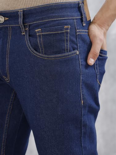 Image of WROGN Men's Slim Fit Jeans | Mid Rise | Jeans for Man
