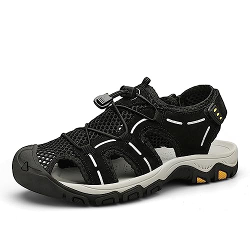 Men's Classic Casual Sandals Outdoor Light Walking Sneakers Hiking Sandals for Men(45)