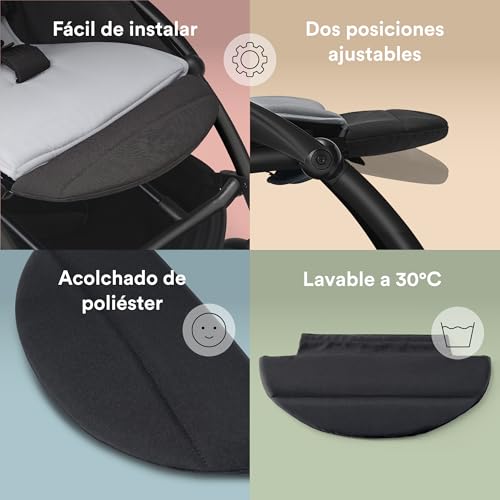 Miniatura 3 de Reposapiernas Para La Yoyo De Stokke - Dos Posiciones Que Añaden Comodidad Extra Al Cochecito Yoyo - Incluye Cojín De Poliéster Lavable
