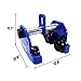TOUGHER Dual Wheels Beam Trolley 3 Ton Heavy Duty 6600LBS Capacity Push Manual Trolley Hoist w/Dual Track Rollers, 4in - 8in Adjustable Flange for Lifting