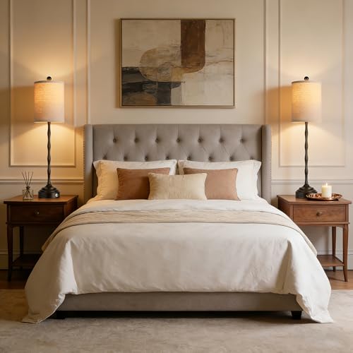 Tall Skinny Beside Lamps Set of 2, Modern Buffet Table Lamps for Bedroom - image 9