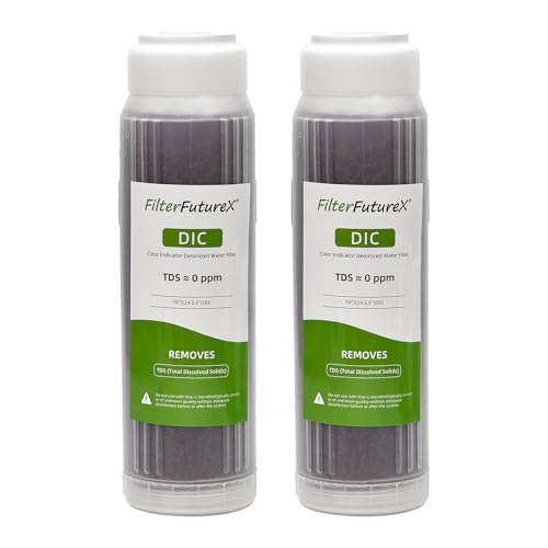 Refillable Mixed Bed DI Resin Filter Color...