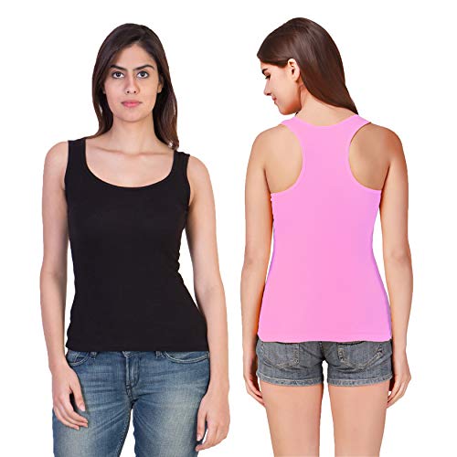 Image of Camisole Tank Top Vest Racerback Sando Camis for Women, Girls (Pack of 2)