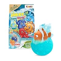 INKEE Aqua World Badebombe Kinder mit Überraschung – Badekugel für Kinder mit Spielzeug Figur, Badebomben Mädchen Geschenk
