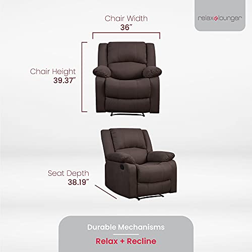 Relax A Lounger Recliner, Standard, Chocolate #TOP1