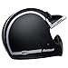 Bell Moto-3 Unisex-Adult Cruiser Motorcycle Helmet - FH Old Road Matte/Gloss Black/White / Large