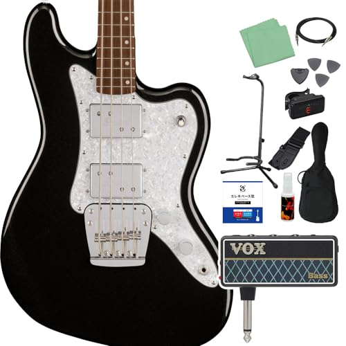 Squier by Fender Paranormal Rascal Bass HH Metallic Black x[X S12_Zbg ywbhzAvtz XJ 30C` V[gXP[ XNC[/XNCA