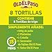 Old El Paso Tortillas de Trigo 8 Unidades, 326g