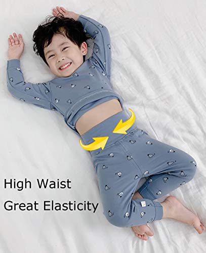 Cm C&M Wodro Baby Boys Girls Pajamas Set Organic Cotton Soft Long Sleeve T-Shirt And Pants Sleepwear 2Pcs (Brown, 18-24 Months) #TOP3