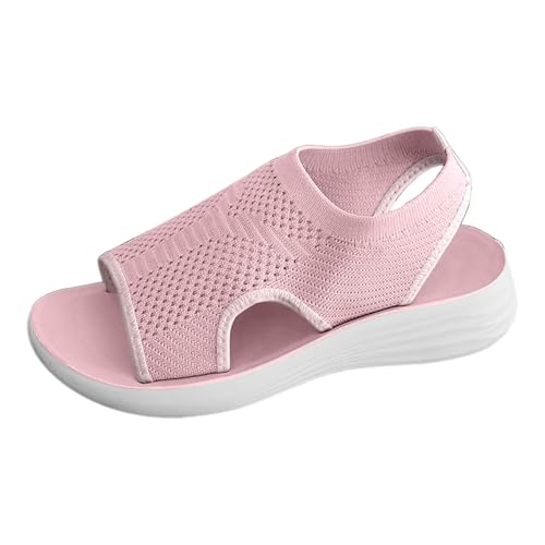 Sandalias de moda con puntera de rejilla para evitar el calor veraniego