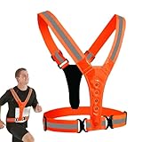 【Conception réglable】 Avec une conception réglable, le gilet Running Light peut être ajusté de 70 à 100 cm, ce qui convient à la plupart des morphologies. Livré avec une sangle autocollante magique pour un réglage facile.