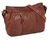 MUSTANG Palermo Leather Crossbody Bag Cognac