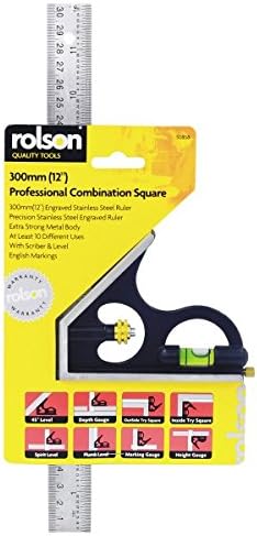Rolson 50858 Combination Square, 300 mm
