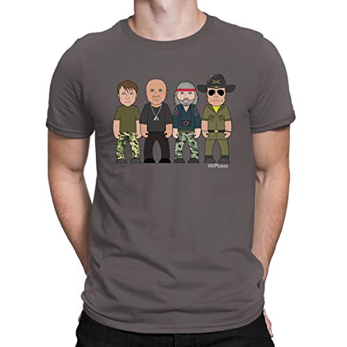 VIPwees, Vietnam Search Squad, Mens Movie Caricature Organic Cotton T-Shirt
